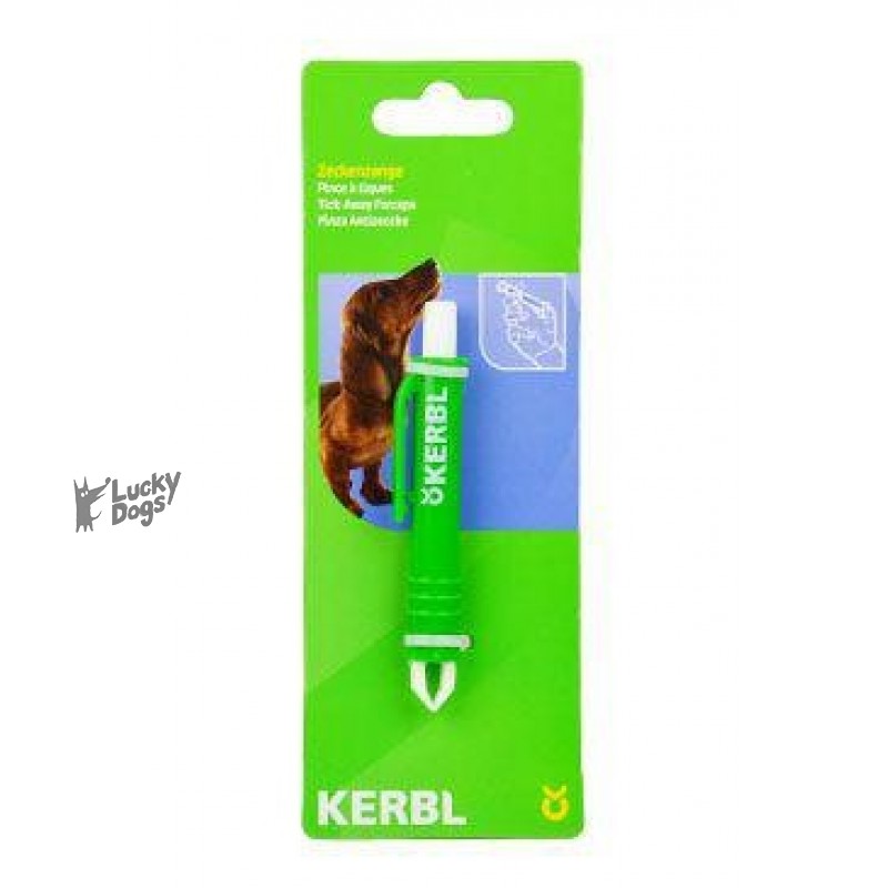 Kliešte na kliešte plast zelené Kerbl záves.karta 1ks