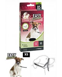 Flamingo Easy leader Ohlávka proti ťahanie čierna XS
