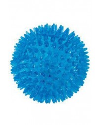 Hračka pes BALL SPIKE TPR POP 13cm s ostňami tyrkysZolux