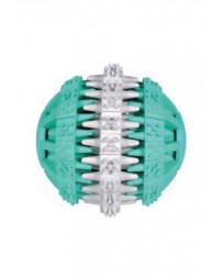 Dentafun Hračka pes Lopta s mätou Zeleno / Biely 7,5cm TR