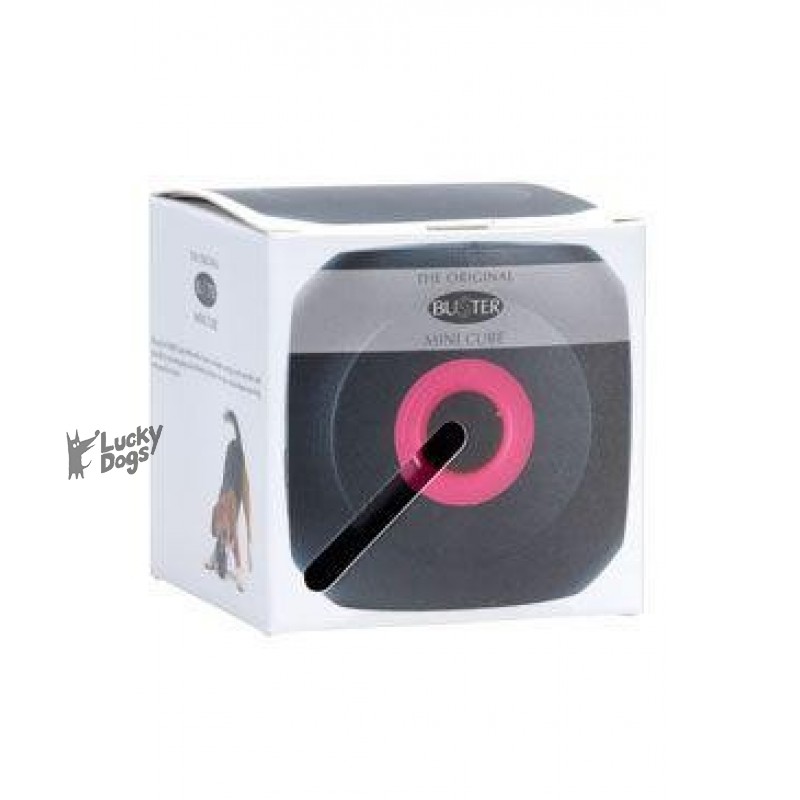 Hračka pes BUSTER Mini Cube čierna 9cm, S