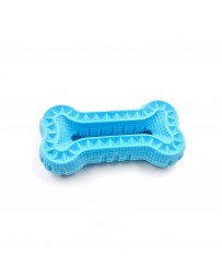 Hračka pes BONE MOOS TPR POP 13cm modrá Zolux