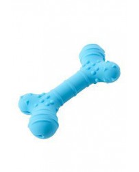 Hračka pes BUSTER Flex Bone, modrá 16cm