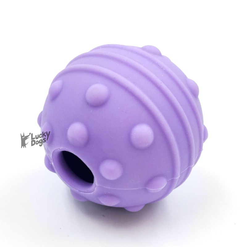 Hračka pes BUSTER Flex Ball, fialová 6,35cm