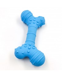 Hračka pes BUSTER Flex Bone, modrá 16cm