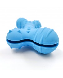 Hračka pes BUSTER Flex Bone, modrá 16cm