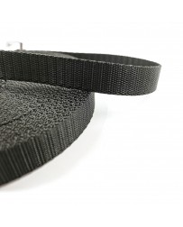 Vodítko DINOFASHION stopovacie ploché čierne 10m/1,6cm