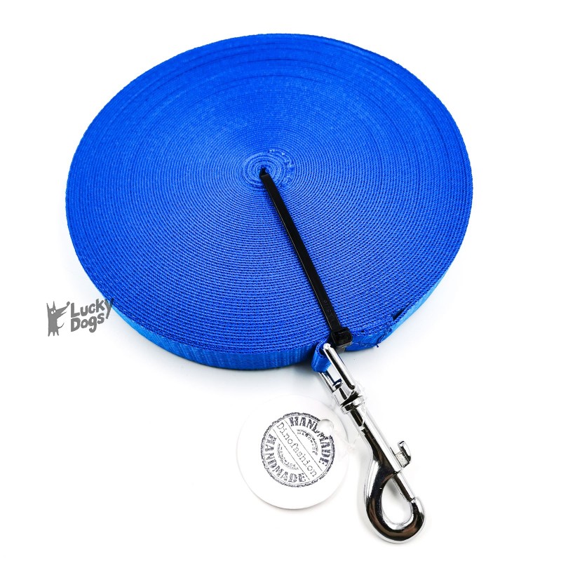 Vodítko DINOFASHION stopovacie ploché modré 20m/2cm