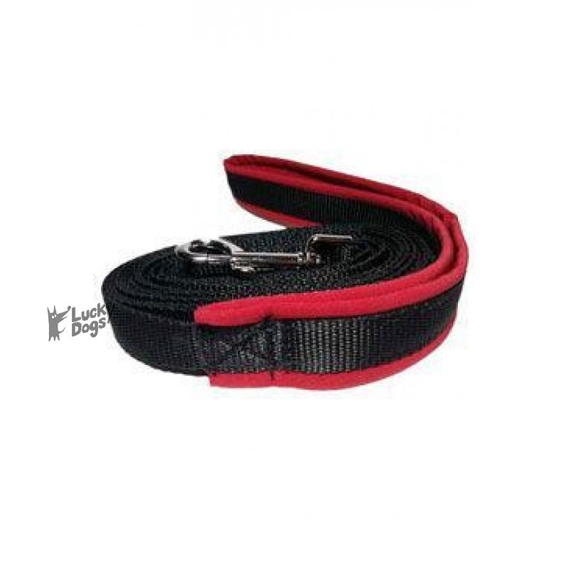 Vodítko DINOFASHION stopovacie s rukoväťou 20m červená