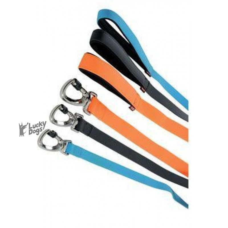 Vodítko pes SILICONE oranžová 15mm / 1,2m Zolux