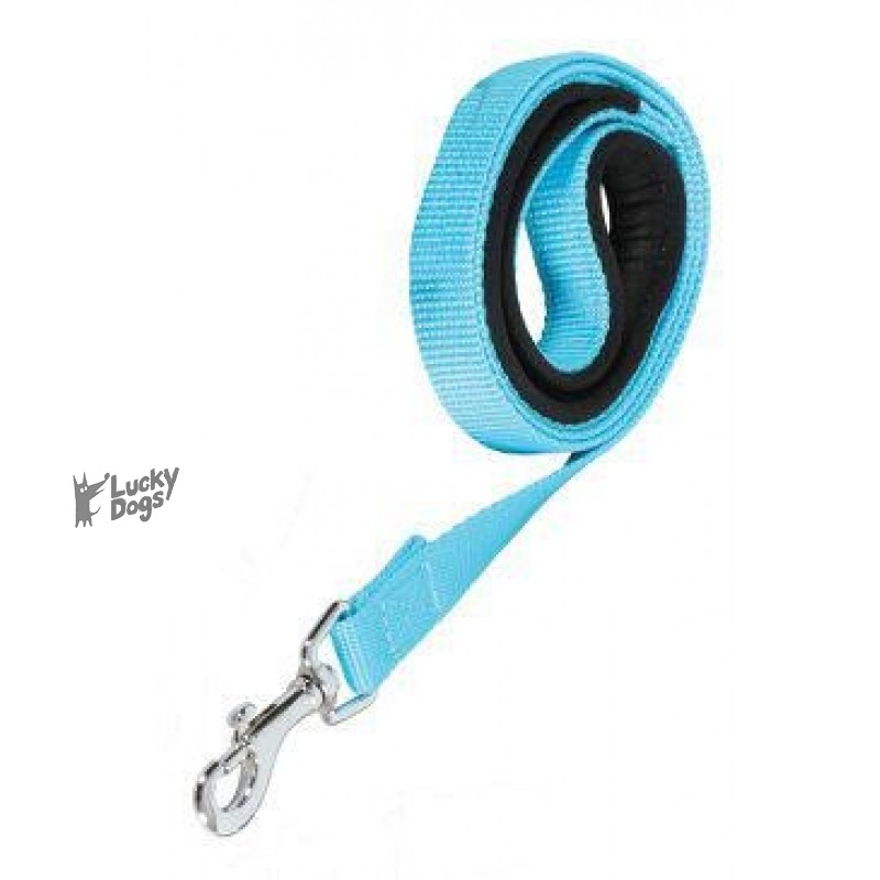 Vodítko pes SOFT NYLON tyrkysové 20mm/1m Zolux