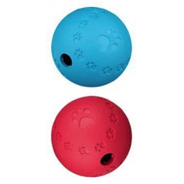 Hračka pes Lopta s otvorom na krmivo 6cm TR