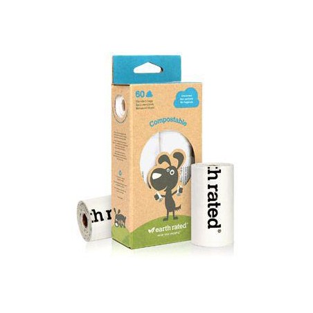 Sáčky na psie exkrementy ER kompostovateľné 4 role