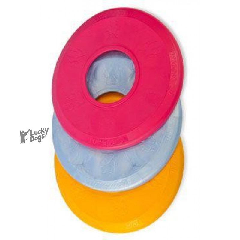 Hračka pes Disk MAX aport plávacie vanila. 25cm SP