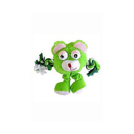 Hračka pes Monster Friend zelený plyš 21cm
