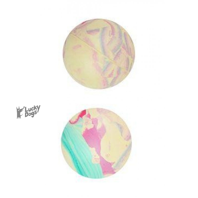 Hračka pes Lopta Tvrdá guma 6 cm č.2