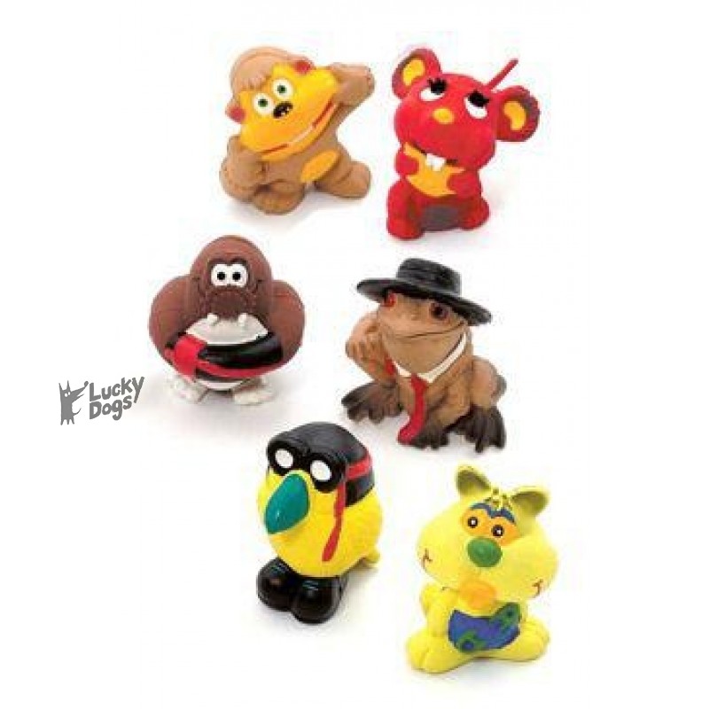 Hračka pes Zvieratko 8-10cm latex rôzne druhy