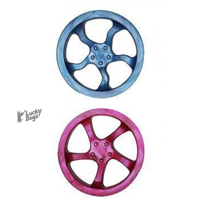 Hračka pes Disk ALU aport plávacie vanila. malý SP