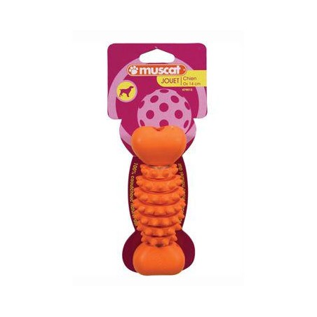 Hračka pes kosť BONE tvrdá guma 14cm mix farieb Zolux