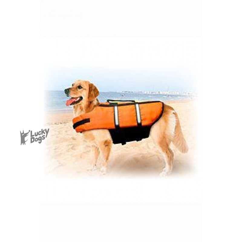 Vesta plávacie Dog XS 25cm oranžová