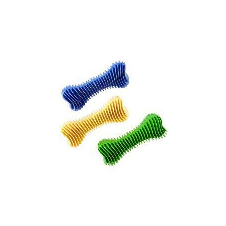 Hračka pes Kosť Dentálna rebrovaná plávacie 18cm SP