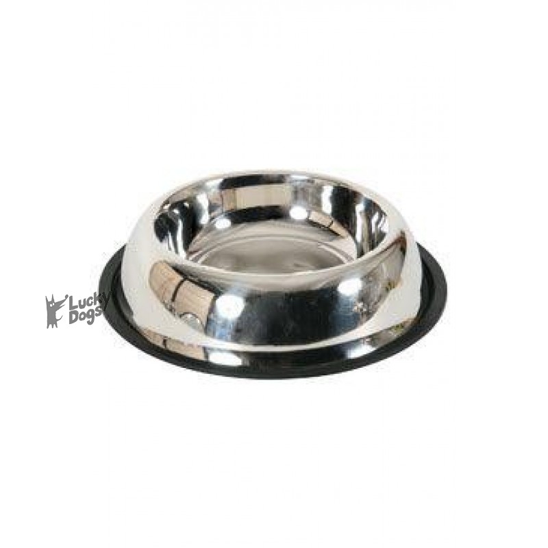 Miska nerez protisklz pes STEEL 0,225 l Zolux