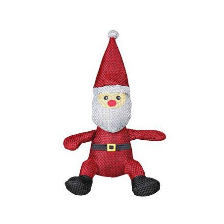 Vianočné Hračka pes Santa Claus z vlnenej látky TR 1ks
