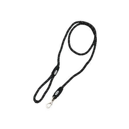 Vodítko BUSTER Reflective lanové 180cm/13mm čierne