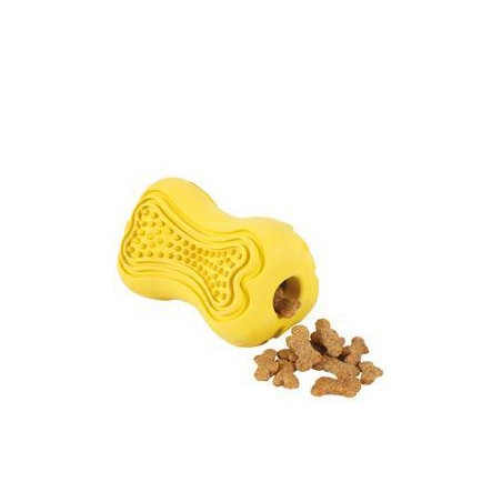 Hračka pes TITAN gumová kosť S žltá Zolux